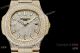 Grade 1 Copy Patek Philippe Nautilus 5711 Pave Diamond Watch Gold Case (2)_th.jpg